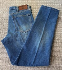  65 New Lands' End Men's Traditional Fit 5 Pocket Denim Jeans Blue 30x31