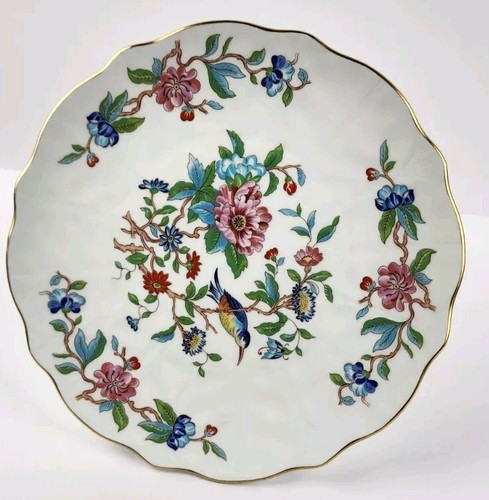 Aynsley Pembroke (Gold Trim) 10" Diameter Pedestal Cake Stand English Bone China - Picture 14 of 14
