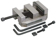 Proxxon Machine Vise, Steel, 2⅜" Jaw Width, 1⅔" Clamping Capacity