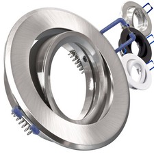 LED Alu Einbaustrahler GU10 Einbauleuchte Deckenstrahler Einbauspot Einbaurahmen