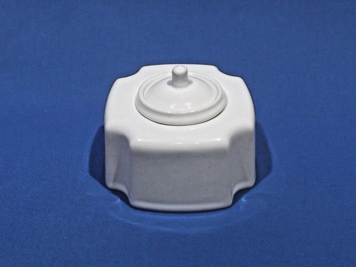 Ceramic Porcelain Calligraphy inkwell with lid, ink pot dip pen (black OR white) - Picture 3 of 13