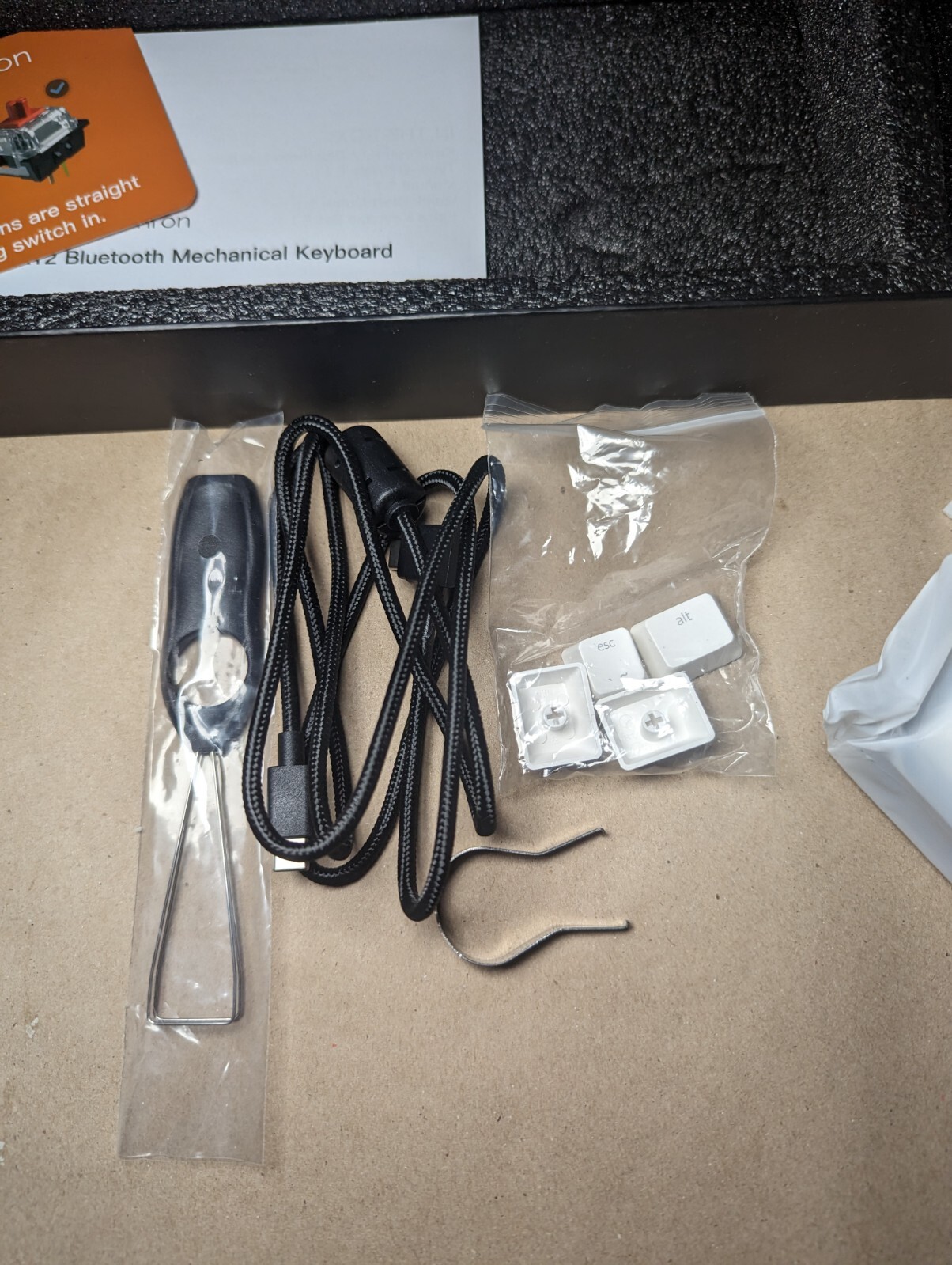 Keychron K12 60% Wireless Mechanical Keyboard BROWN Switch, HOT SWAP ALUMINUM 