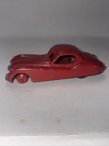 Vtg Dinky Toys #157 Early 50's Jaguar XK 120 Coupe-Red-Meccano-Made England