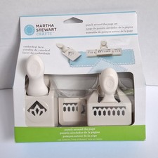 Martha Stewart Crafts Cathedral Lace Punch Around Page New Scrapbooking