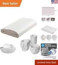 100 Sheets Packing Paper for Moving, Newsprint Paper for Packing Wrapping, Wr...