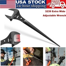 Extra Wide Adjustable Wrench 16  Construction...