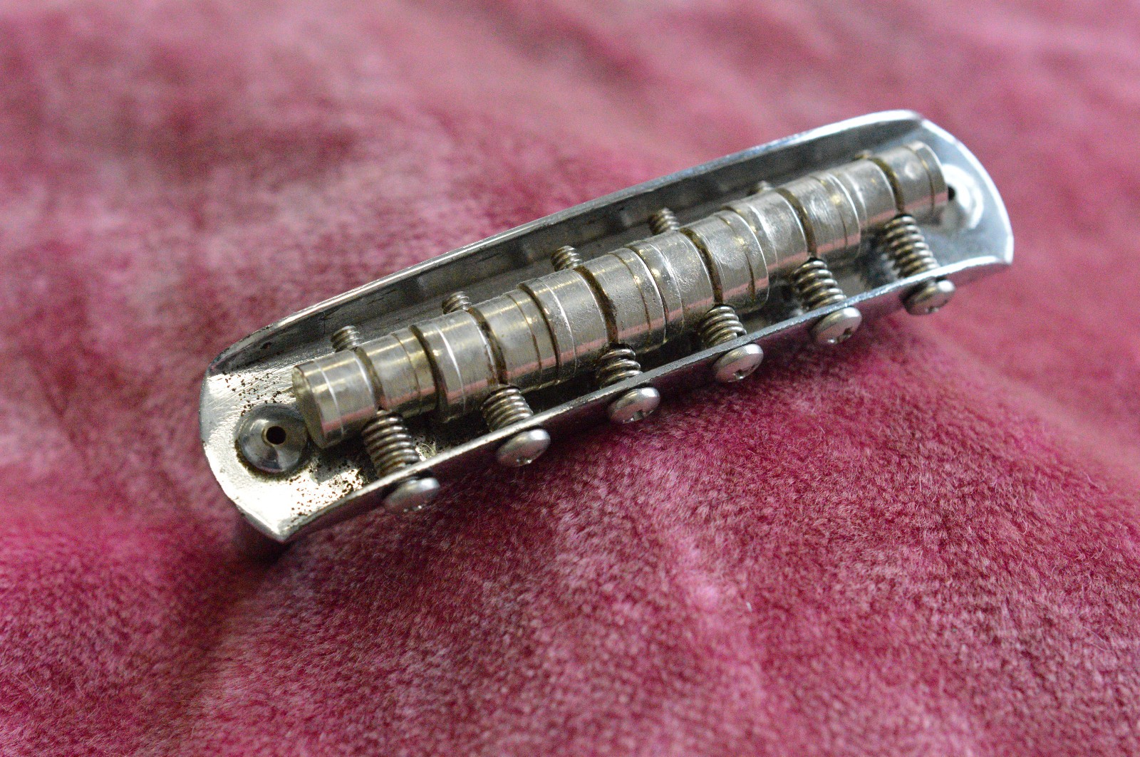 Vintage 1960s Fender Roller Bridge - Mustang Jaguar Jazzmaster 1962 1963