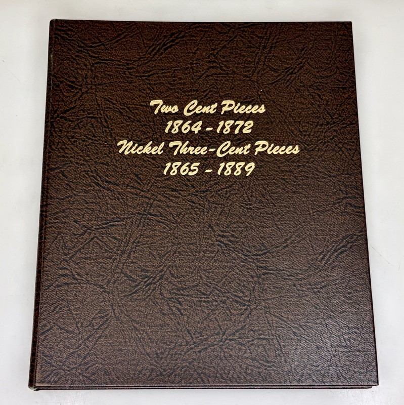 Two Cent, Nickel Three-Cent Pieces Coin Album  -   97584
