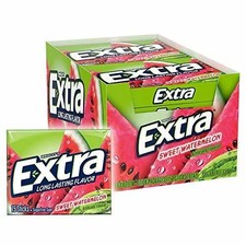 EXTRA Sweet Watermelon Sugarfree Gum, 15 Pieces Pack of 10