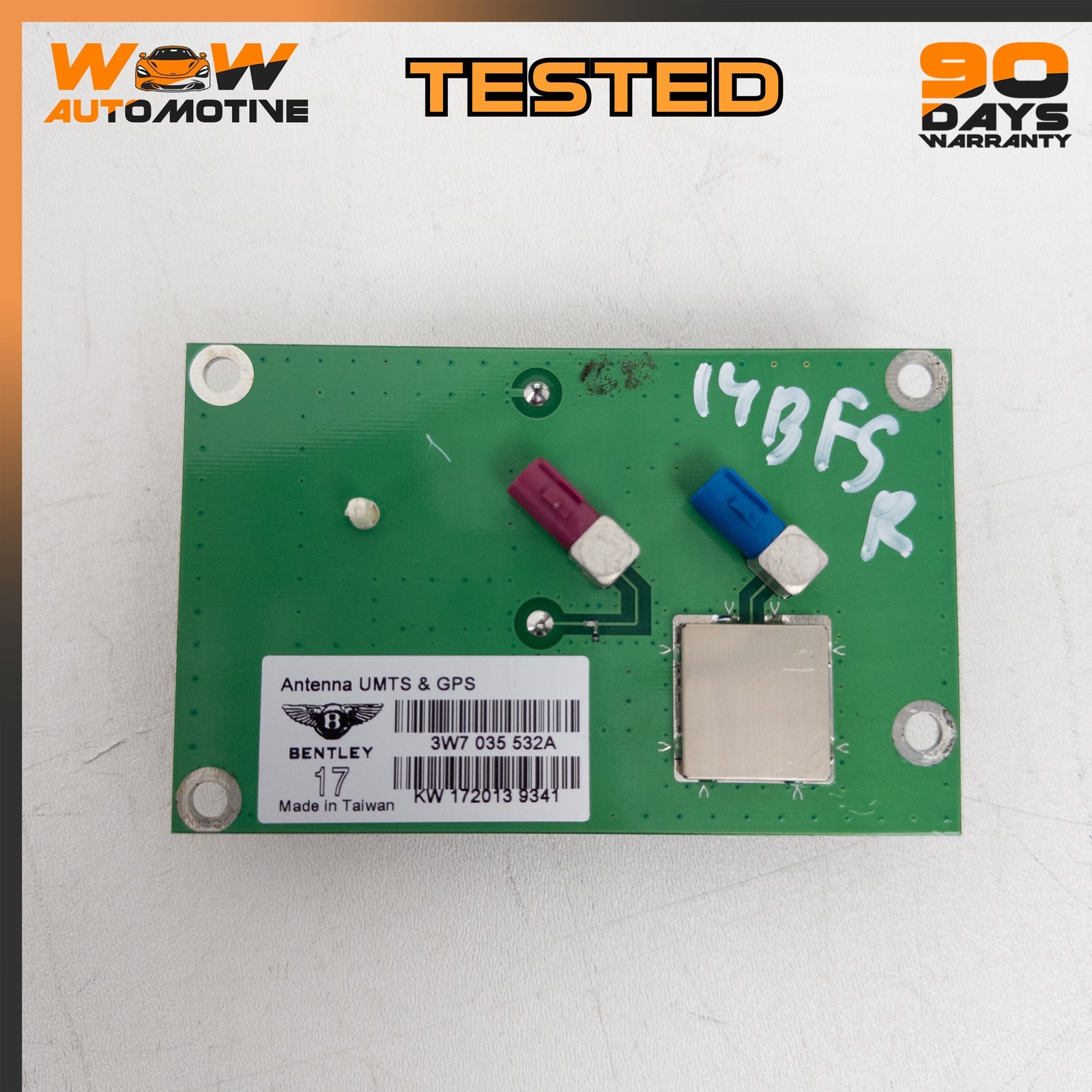 12-19 BENTLEY FLYING SPUR GTC GT REAR GPS AERIAL ANTENNA MODULE UNIT OEM