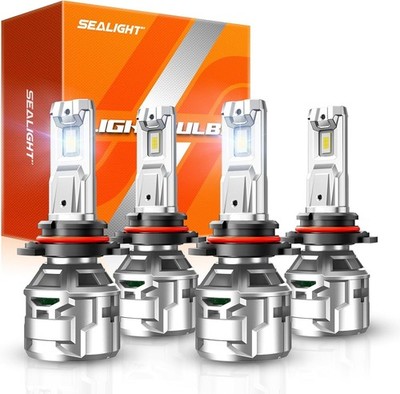 RIDROID H11 9005 LED Combo Kit Headlights High Low Beam Bulbs 6000K Super Bright