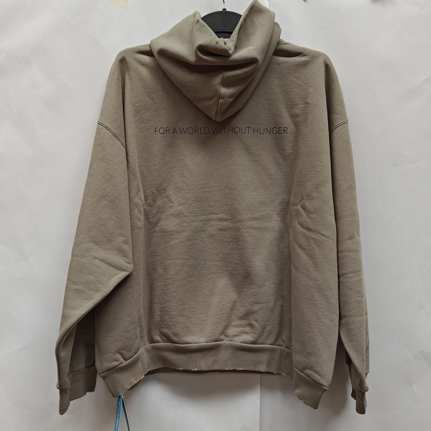 Felpa con cappuccio Balenciaga x World Food Programme oversize invecchiata piccola nuova