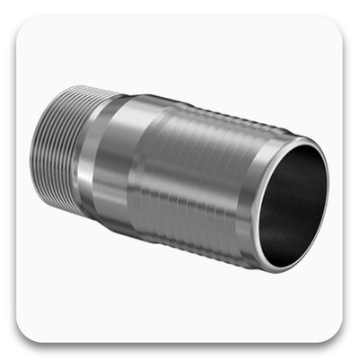 Hose Barb Adapter 2-1/2'' x 2'' MNPT McMaster 53555K55 Easy-Fit Steel