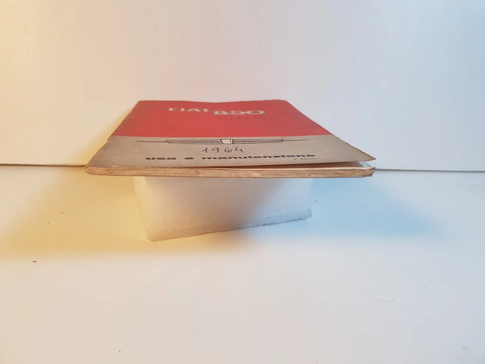 Manuale libretto uso manutenzione Fiat 850 originale non copia 4^ edizione 1964. - Immagine 3 di 4