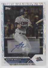 2023 Topps Pro Debut Sparkle Foil Auto 8/199 Austin Wells #PD-10 Auto 0x2a