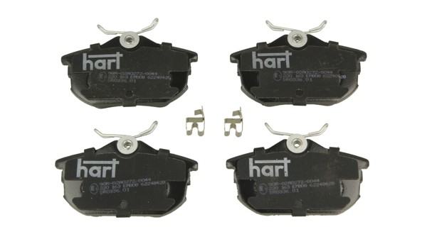 Hart BremsbeläGe Bremsbelagsatz FüR Smart Forfour 454 Mitsubishi Colt VI Z3_A-image