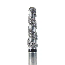 Microcopy 8118.7C NeoSpiral FG #8118.7C Round End Taper Coarse Diamond Burs 25Pk