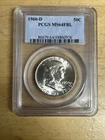 1960-D  Franklin Half Dollar PCGS MS64 FBL