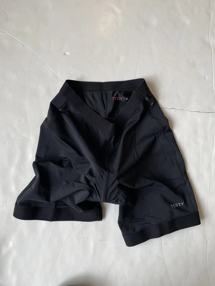 Terry Bicycles Women's Cycling Shorts Size Medium Black Padded 5 In Inseam - Image 3 of 4