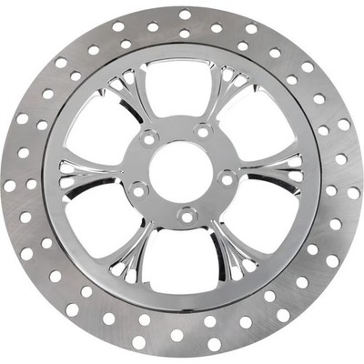 RC Components Majestic Schwebende Bremsscheibe - Vorne Links - Chrom - 320mm
