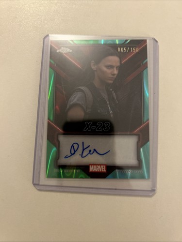 2025 Topps Chrome Deadpool Wolverine Dafne Keen X-23 Green Lava Auto /150 Marvel
