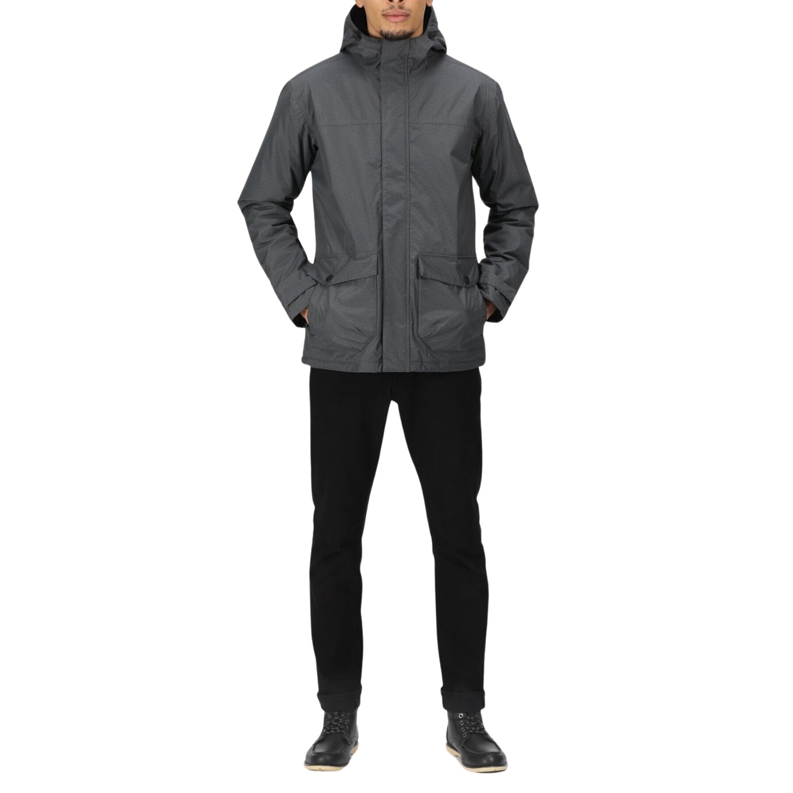 Регата Herren Jacke wasserdicht Sterlings III с кодом grau RMP312-6AR