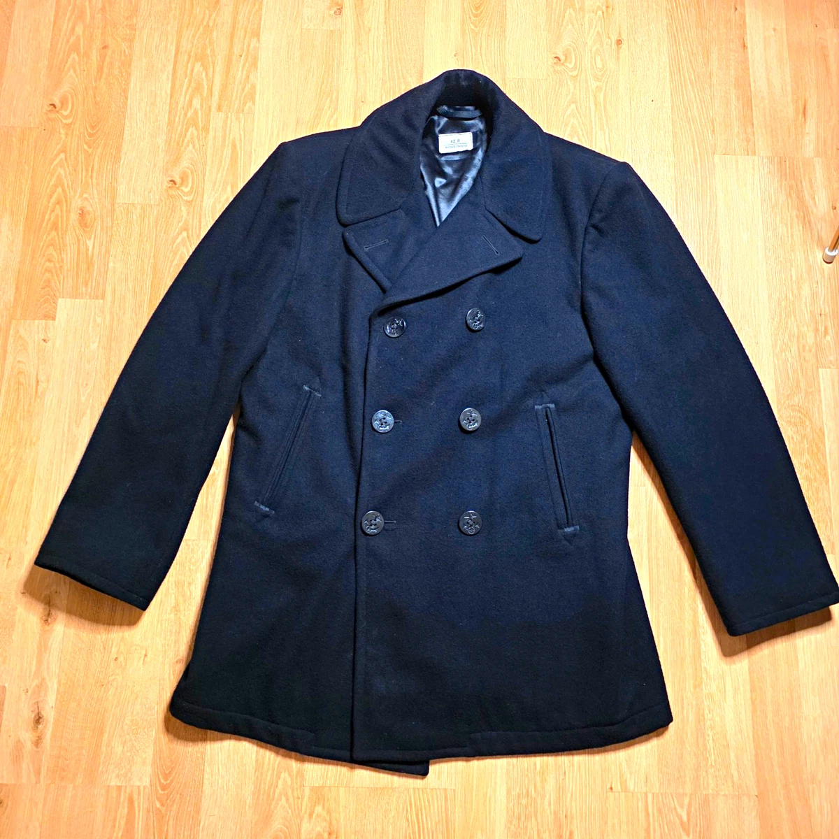 vintage navy pea coat products for sale | eBay