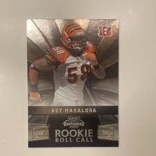 Panini 2009 Playoff Contenders Rey Maualuga Rookie #7 Cincinnati Bengals Card. rookie card picture
