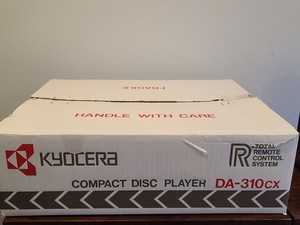 Vintage 1987 Kyocera DA-310cx Compact Disc Player With Original Remote! DA310cx