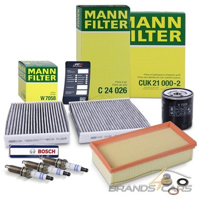 MANN INSPEKTIONSPAKET FÜR CITROEN C3 C4 DS PEUGEOT 2008 208 1.0 1.2 BJ AB 2012