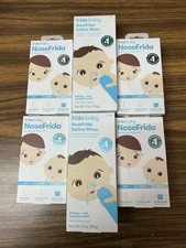 4 Pack Fridababy Nose Frida the SNOTSUCKER And 2 Pack Saline Rinse Brand New