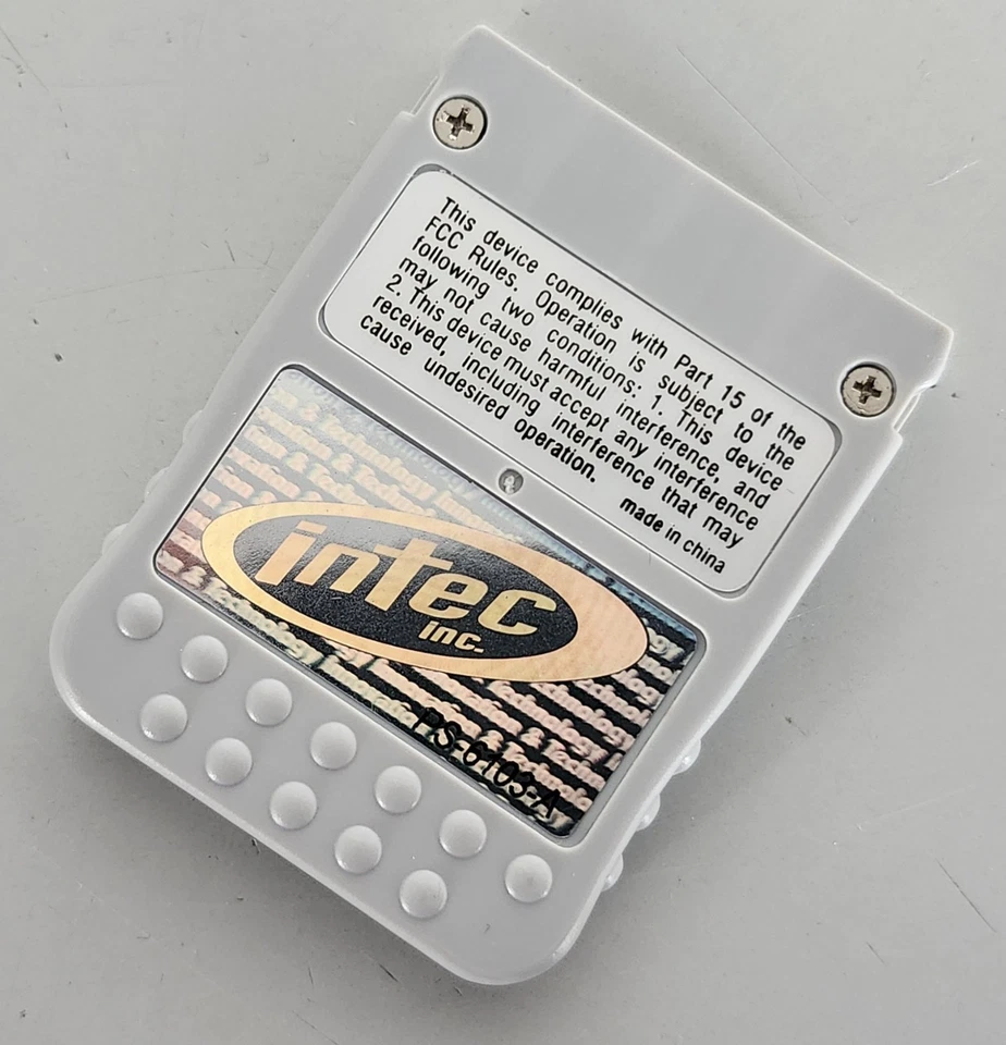 Intec Memory Card 1X (15 Blocks) for Sony PlayStation 1 PS1 PSX - Image 2 of 3