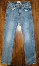 Abercrombie Kids Boys/Girls Straight Leg Blue Jeans Size 13/14