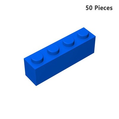 Part 3010 Brick 1X4 Blue Building Pieces BULK LOT Bricks Lot of 50 PCS NEW