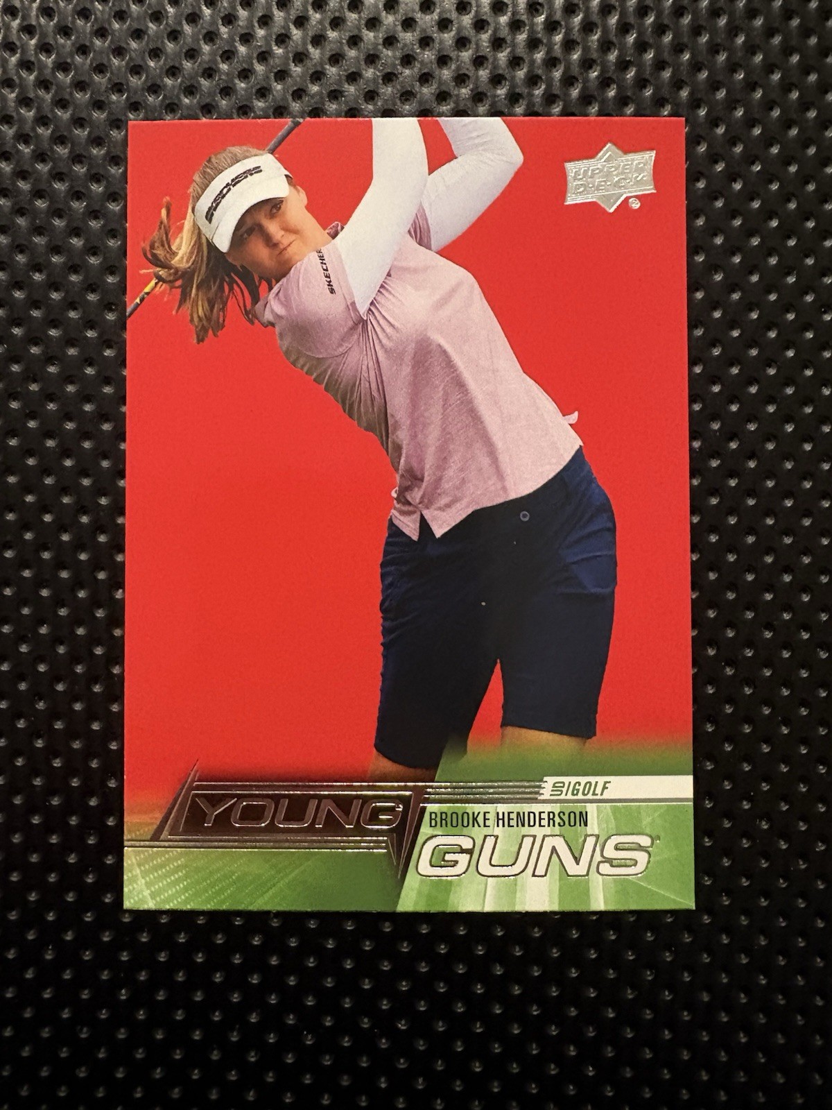 2024 Upper Deck GOLF Brooke Henderson YOUNG GUNS #128 Canada Rookie RC