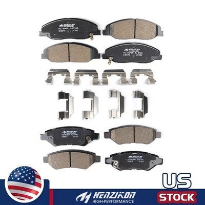 Premium Brake Pads Front & Rear for Cadillac CTS 2010-2011 Luxury Performance