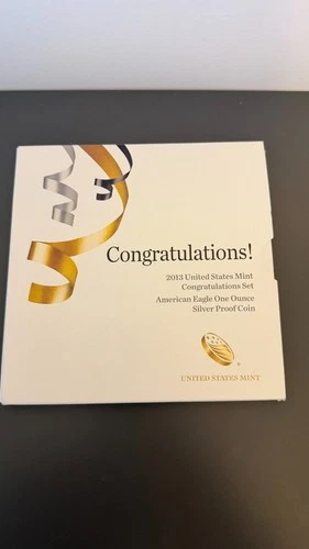 2013 (W) Congratulations Set Cameo Proof American Eagle with OPG + COA