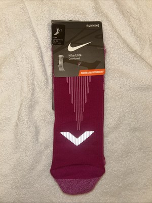 New Nike Elite Vapor Cushioned Running Socks Men s Sz 14-16 SX4851-535 Vintage