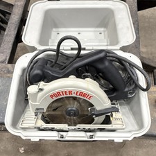 PORTER-CABLE 743 7 1/4" Circular Saw 120V Corded Electric w/ Case Used
