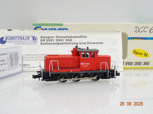 Hobbytrain N 246049 Diesellok BR 360 162-2 der DB Cargo Digital in OVP JL2536 | Zustand: Gebraucht