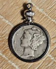 1942-D Mercury Dime Pendant