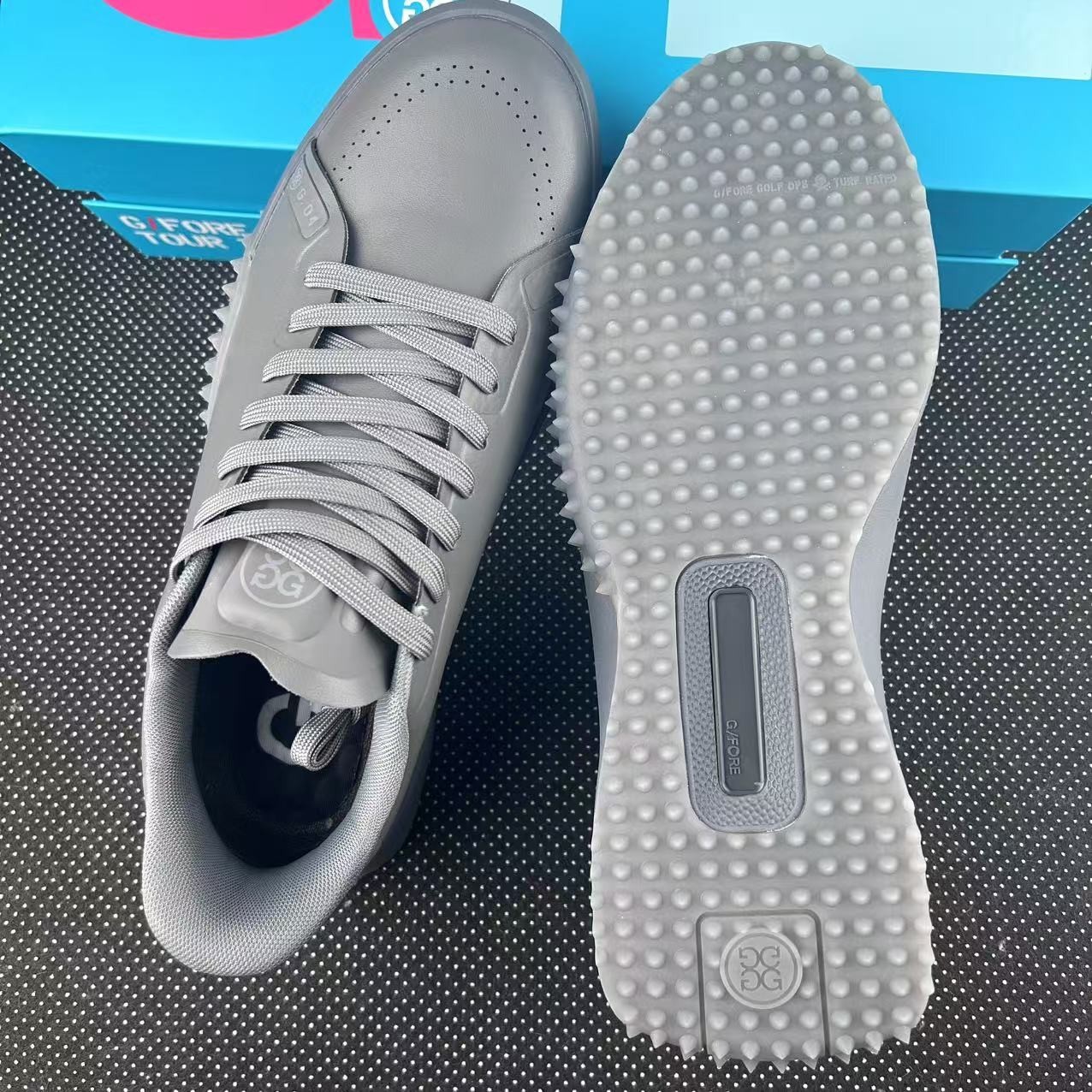 New with box G/Fore Men's G.112 Golf Shoes Sneakers Charcoal Drip Size US 10-12