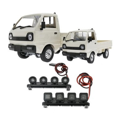 Runde/Eckige Strahler Dachleuchte Lampe für TRX4M Defender 1/18 RC Crawler Auto