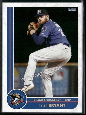 2025 Biloxi Shuckers Tyler Bryant RC Rookie Brewers