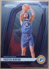 2024-25 Panini Prizm Tristen Newton Rookie Card #261 Indiana Pacers