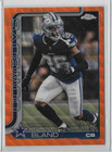 2025 Topps Chrome Football Orange Wave Refractor DaRon Bland #82