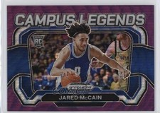 2024-25 Panini Prizm Draft Picks Campus Legends Purple Wave Jared McCain #6 11ba