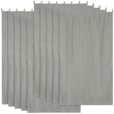54"x108" Outdoor Privacy Curtain Tab Top UV30 Garden Lawn Pergola Deck 10 Piece