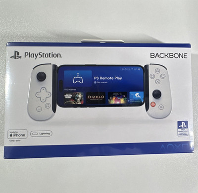 Backbone One PlayStation Edition Low Latency Lightning iPhone Controller, White