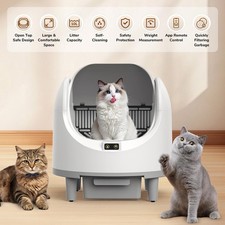 Large 10L Open-Top Self Cleaning Automatic Cat Litter Box 2.4G WiFi APP Control 9999.99 per kilo